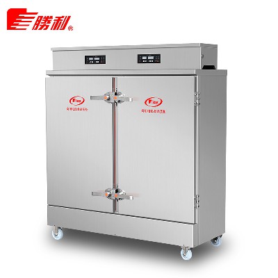 SLZG-24J胜利牌商用电热蒸柜双开门不锈钢商用饭店酒店餐厅可调节