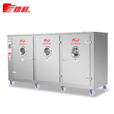 厂家供应胜利牌商用柜式远红外线餐具厨房消毒柜 可移动消毒柜