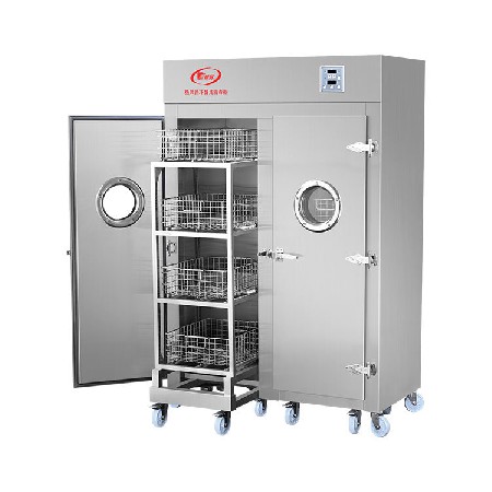 胜利牌 红外线不锈钢餐具高温消毒柜 酒店餐厅厨房用双门消毒柜