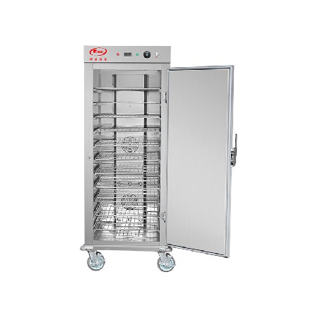 商用不锈钢11层单门保温餐柜SLW-11G 酒店食堂保温车移动保温柜