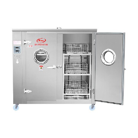 厂家新款火太阳远红外线不锈钢餐具双门消毒柜适用学校单位食堂