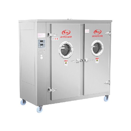 厂家新款火太阳远红外线不锈钢餐具双门消毒柜适用学校单位食堂