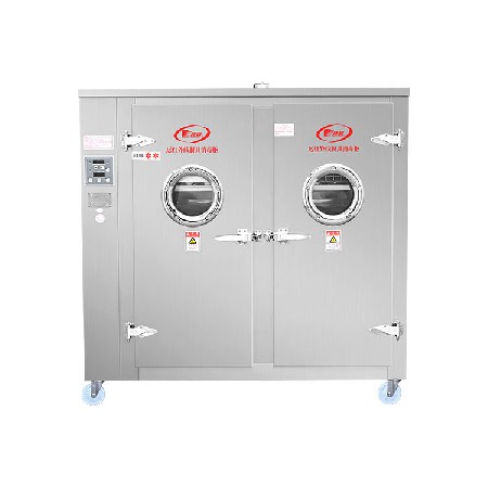 厂家新款火太阳远红外线不锈钢餐具双门消毒柜适用学校单位食堂