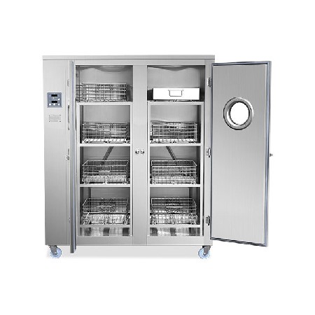 厂家新款不锈钢远红外线酒楼餐厅厨房双门消毒柜餐具二星级消毒柜